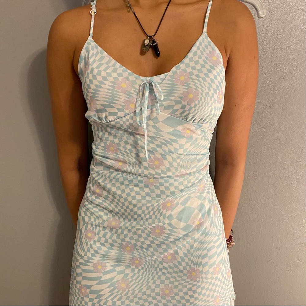 Flower Mini Dress
